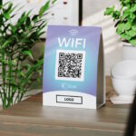WIFI QR Code Tischaufsteller Fancy – Bild 3