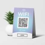WIFI QR Code Tischaufsteller Fancy – Bild 4