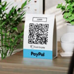 PayPal bezahlen QR Code Tischaufsteller Brand Refresh – Bild 3