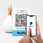PayPal bezahlen QR Code Tischaufsteller – Bild 2