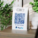 PayPal bezahlen QR Code Tischaufsteller – Bild 3