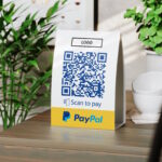 PayPal bezahlen QR Code Tischaufsteller Color – Bild 3