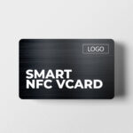Smart NFC VCard Metall Visitenkarte Black