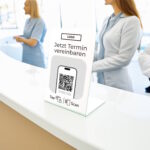 Terminvereinbarung NFC Tag und QR Code Tischaufsteller – Bild 3