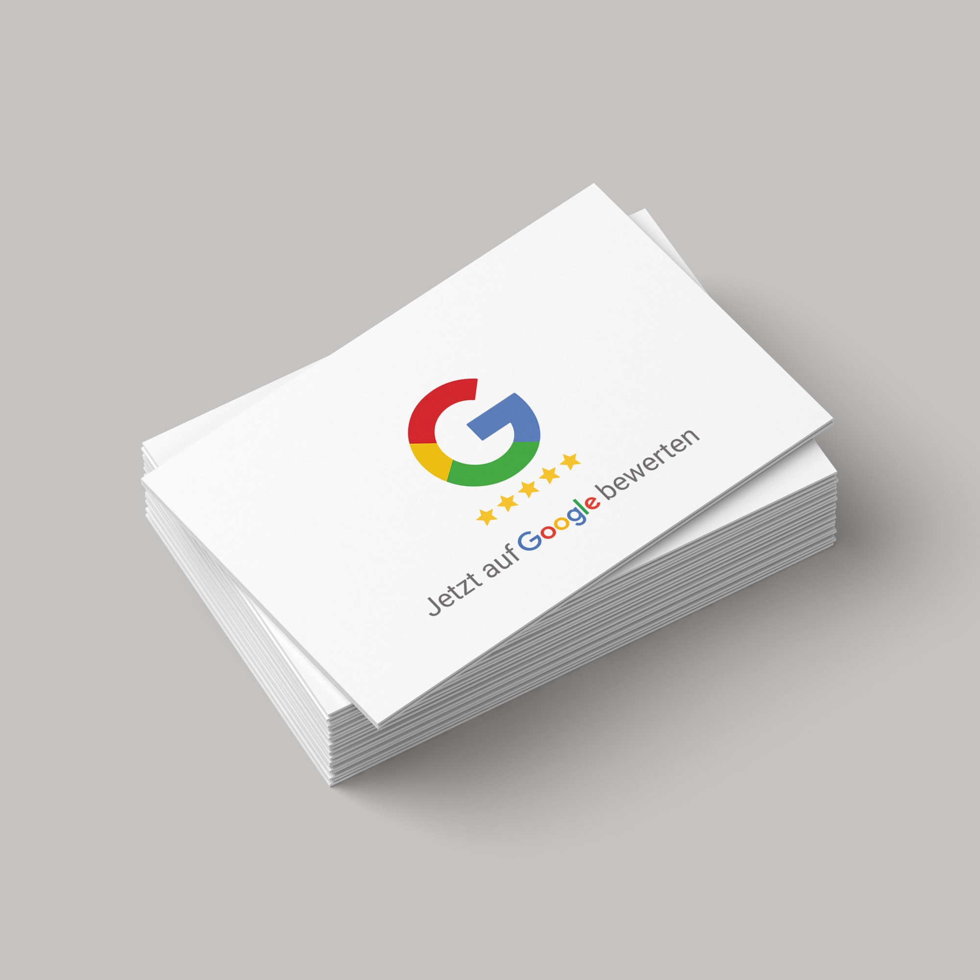Google Bewertung QR Code Visitenkarte Standard Pro