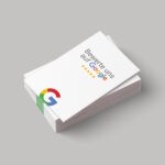 Google Bewertung QR Code Visitenkarte Standard