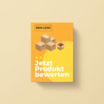 Paketbeileger für amazon Bewertungen mit QR Code