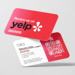 Yelp! Review Business Card Color with Yelp review QR Code – Bild 2
