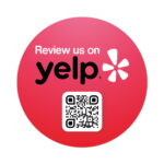Yelp! Review Sticker Color with review QR code – Bild 2