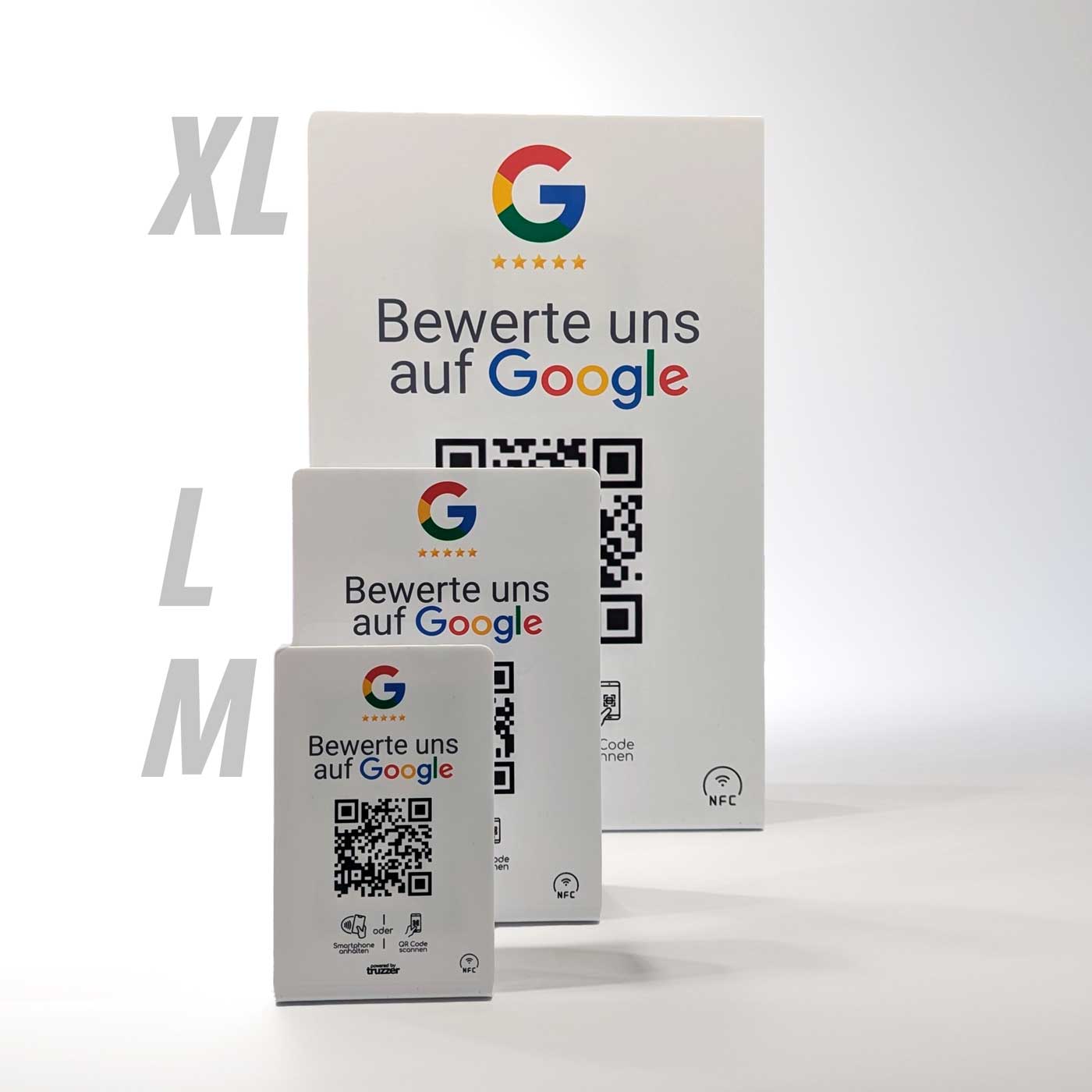 NFC & QR Aufsteller für Google-Bewertungen