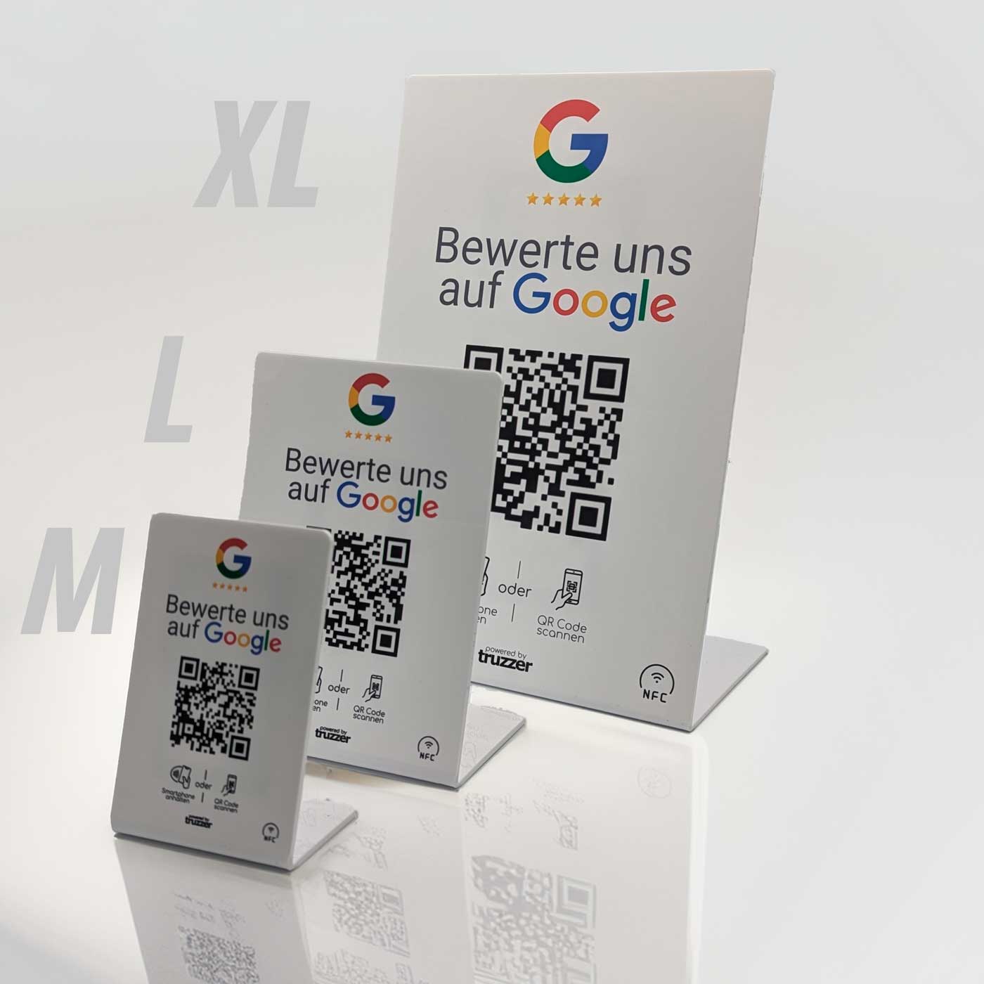 NFC & QR Aufsteller für Google-Bewertungen