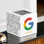 Google Bewertung QR Code Box Clean