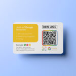Bewerten Sie uns auf Google Visitenkarte G mit Google Bewertung QR Code – Bild 2