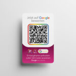 Google Bewertung NFC Karte "Color" mit Google Bewertung QR Code – Bild 9