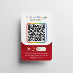 Google Bewertung NFC Karte "Color" mit Google Bewertung QR Code – Bild 17