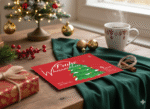 Weihnachts-Kundenkarte mit Google Bewertung QR Code – Bild 4