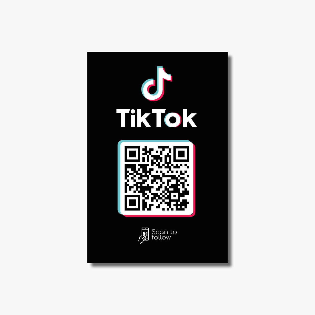 Instagram & TikTok Starter Visitenkarte – QR Code