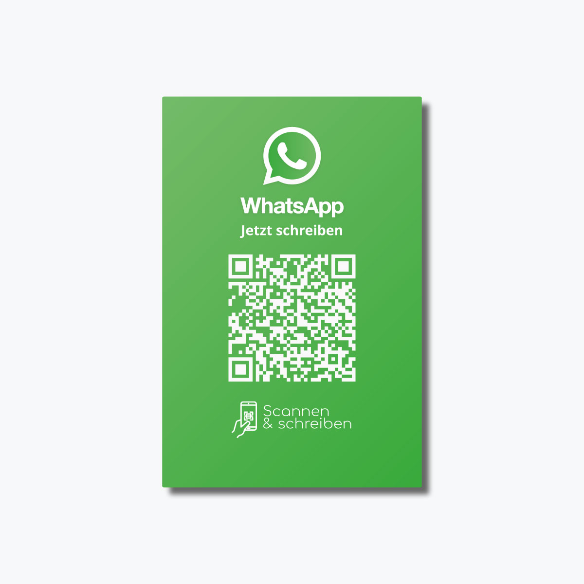 Google & WhatsApp Starter Visitenkarte – QR Code