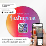 Instagram & WhatsApp Holo-Sticker Detail