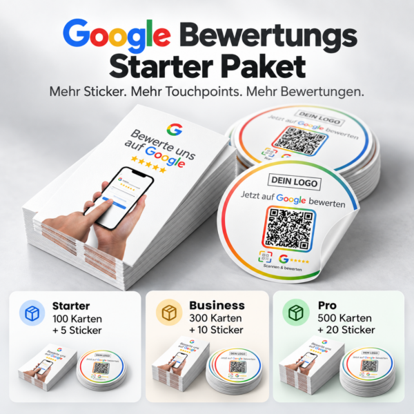 Google Bewertungs Starter Set Cover